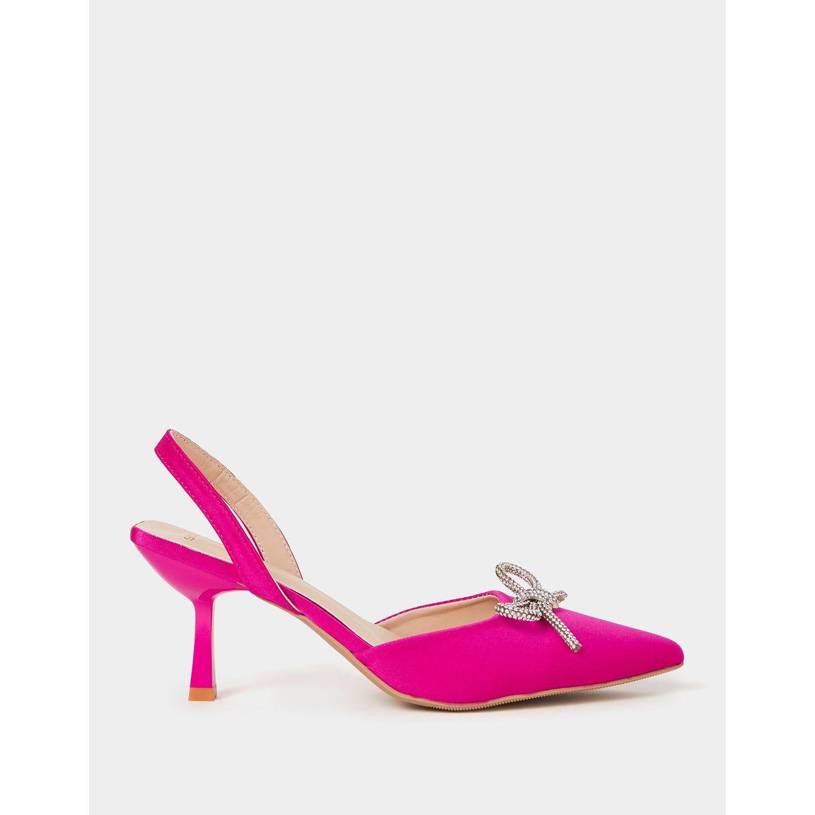 حذاء بكعب متوسط ومزين بفيونكة-women-shoes-heels-image-1