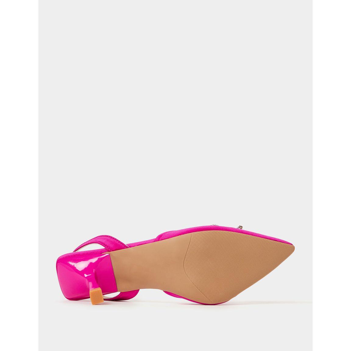 Styli Embellished Bow Trim Sling Back Pumps-women-shoes-heels-image-6