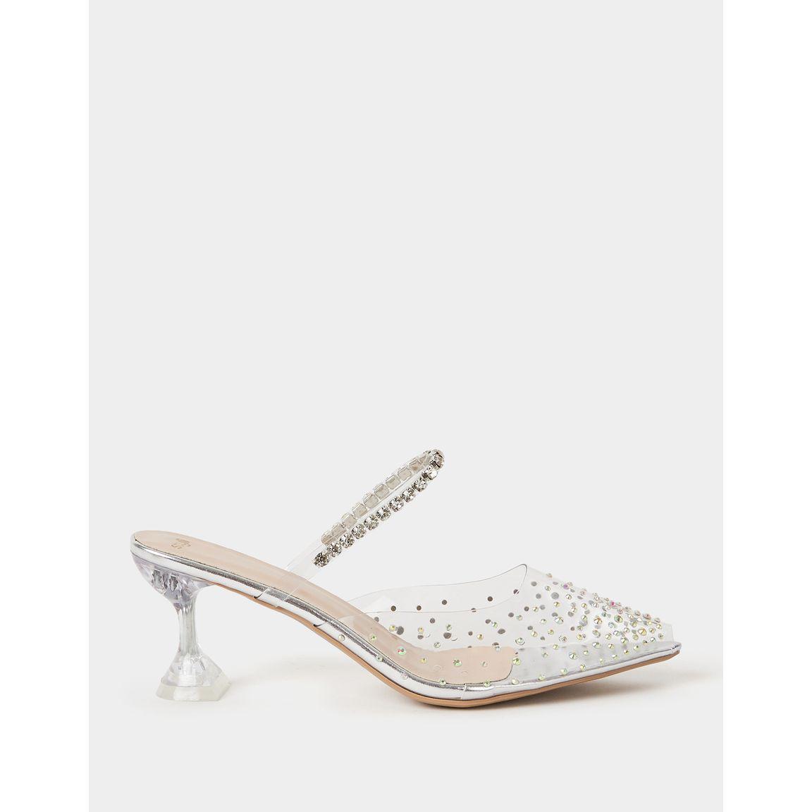Styli Embellished Clear Heeled Sandal-women-shoes-heels-image-1