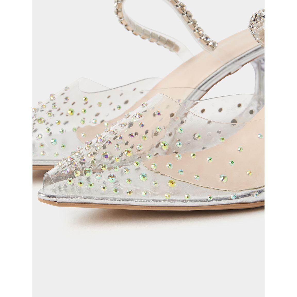 Styli Embellished Clear Heeled Sandal-women-shoes-heels-image-4