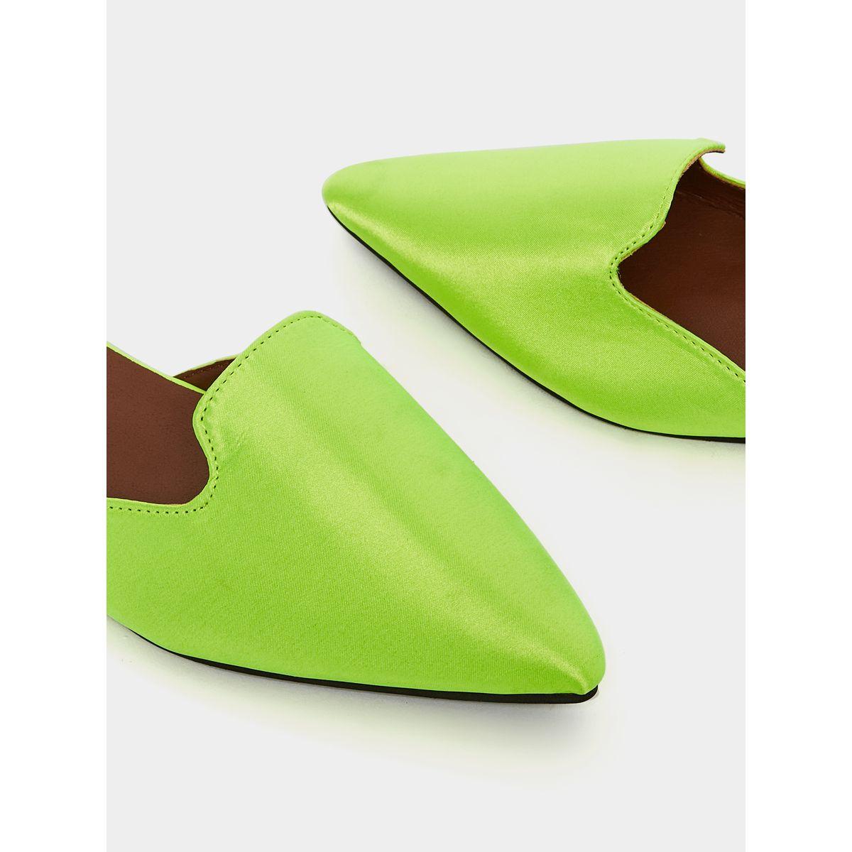 Styli Satin Embellished Double Ankle Strap Pointed Toe D'orsay Flat Sandal-women-shoes-heels-image-5
