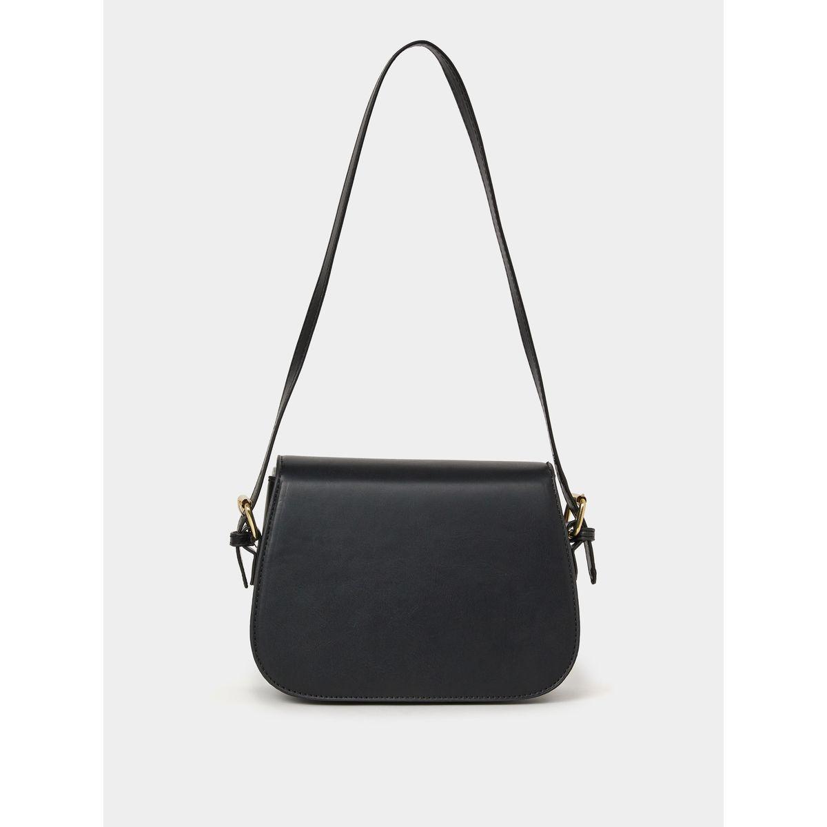 Styli Solid Curve Edge Baguette Bag-women-bagsandwallets-handbags-image-2