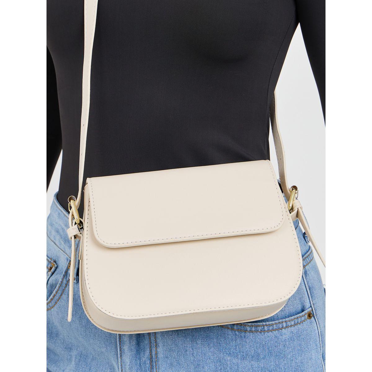 Styli Stitch Detail Flap Shoulder Bag-women-bagsandwallets-handbags-image-3