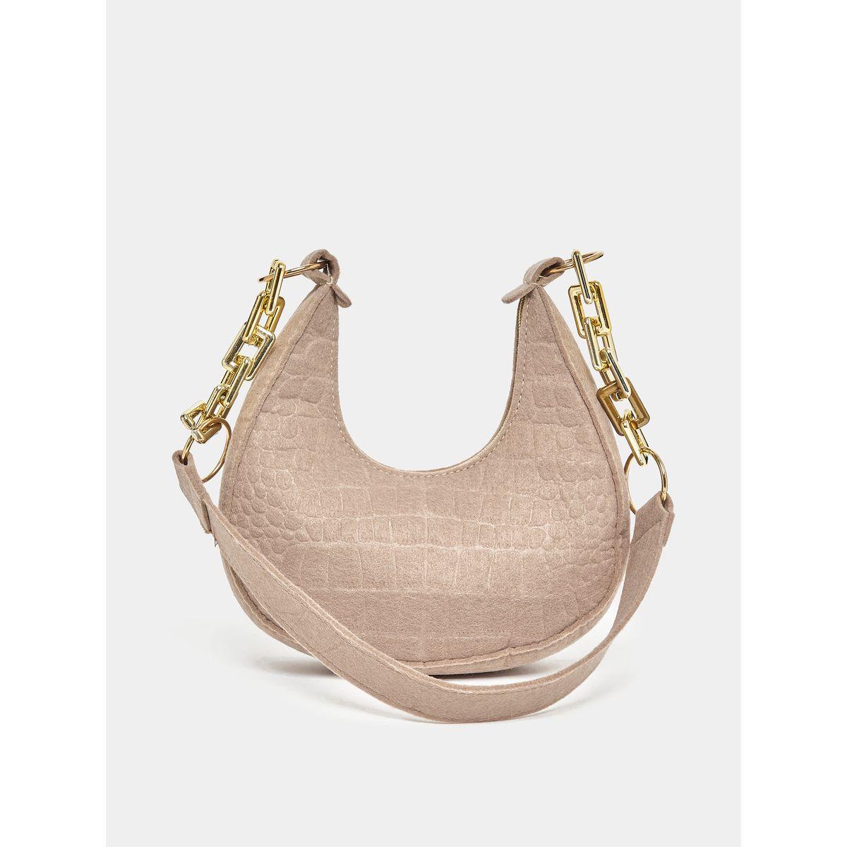 Styli Textured Big Chain Shoulder Bag-women-bagsandwallets-handbags-image-1