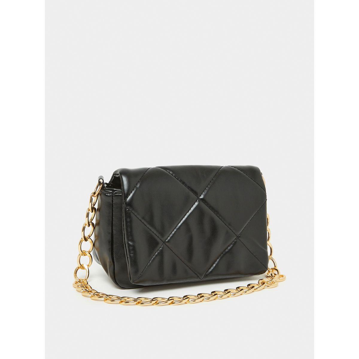 Styli Quilted Chain Link Shoulder Bag-women-bagsandwallets-handbags-image-1