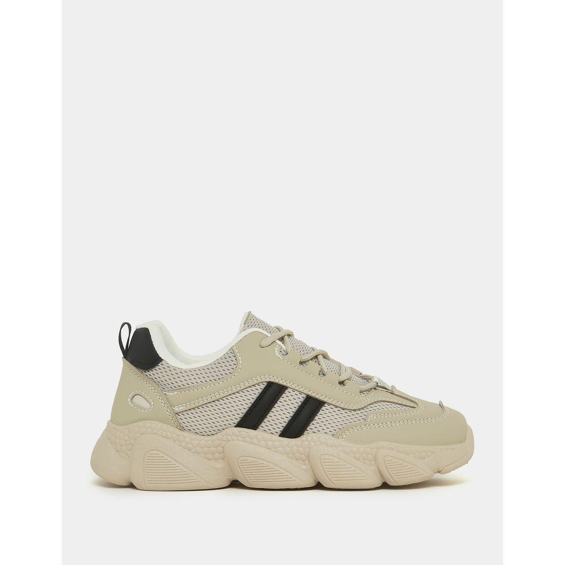 Styli Colourblock Side Stripe Chunky Sole Sneaker-women-shoes-sneakers-image-1