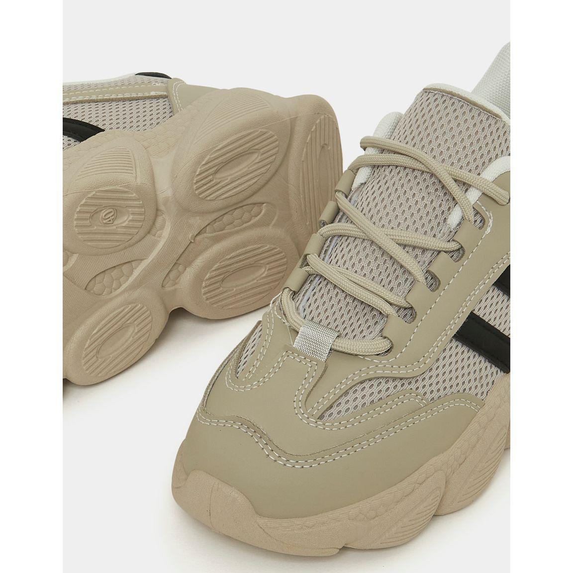 Styli Colourblock Side Stripe Chunky Sole Sneaker-women-shoes-sneakers-image-3