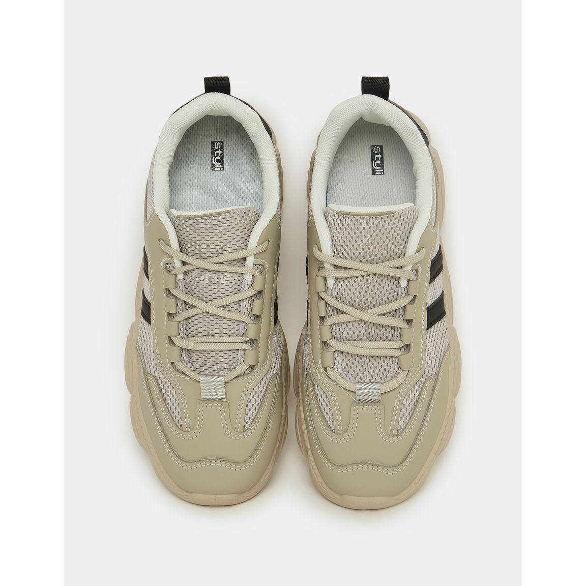 Styli Colourblock Side Stripe Chunky Sole Sneaker-women-shoes-sneakers-image-5