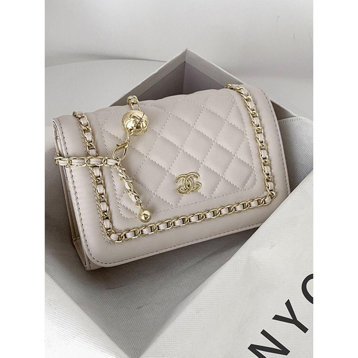 Styli Quilted Chain Detail Shoulder Bag-women-bagsandwallets-handbags-image-2