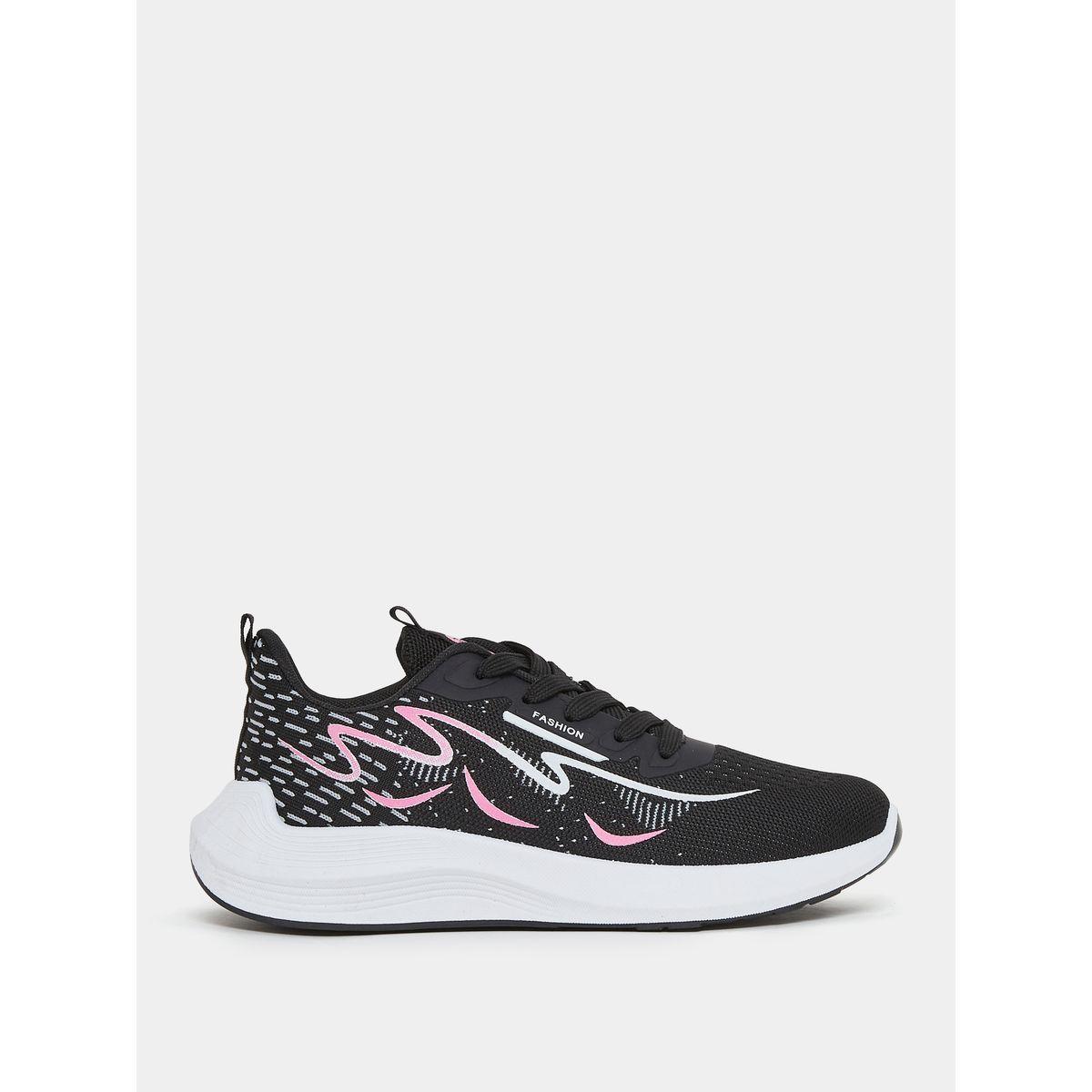 Styli Printed Lace Up Sneakers-women-shoes-sneakers-image-1