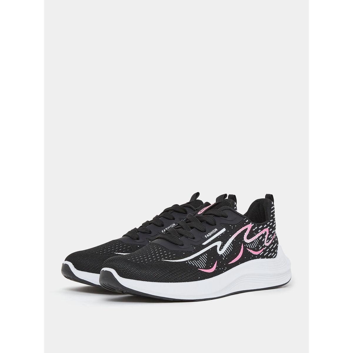 Styli Printed Lace Up Sneakers-women-shoes-sneakers-image-2