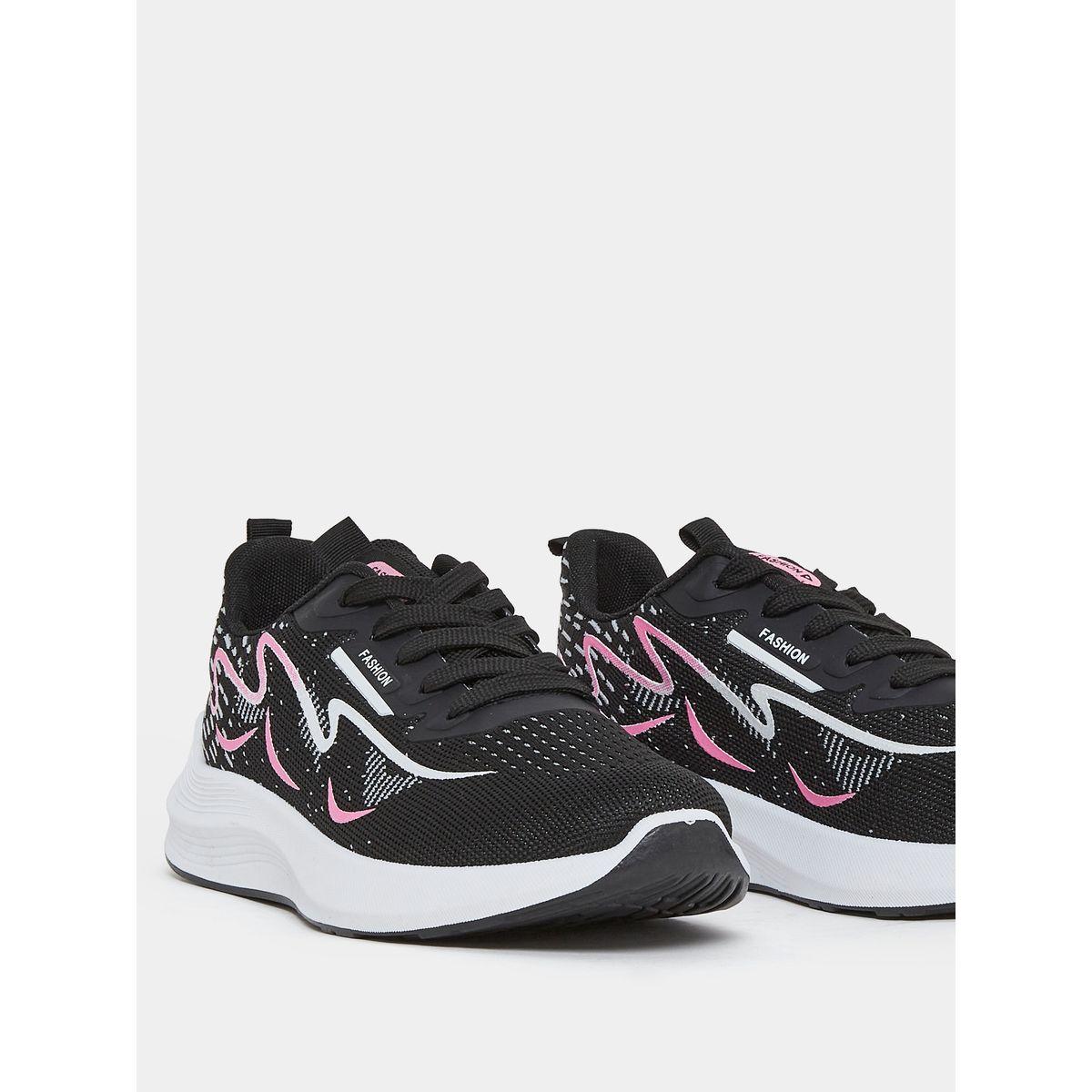 Styli Printed Lace Up Sneakers-women-shoes-sneakers-image-3