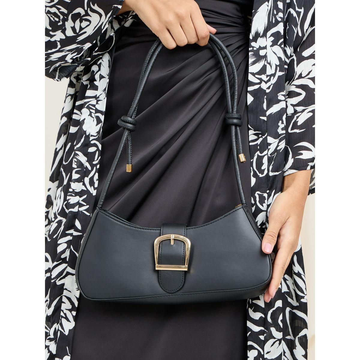 Styli Twisted Knot Strap Shoulder Bag-women-bagsandwallets-handbags-image-2