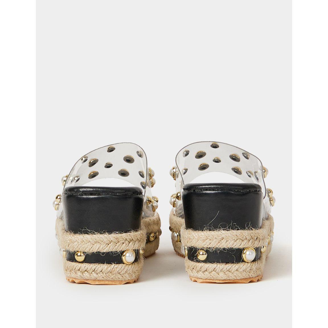 Styli Studded Faux Pearl Platform Sandals-women-shoes-heels-image-3