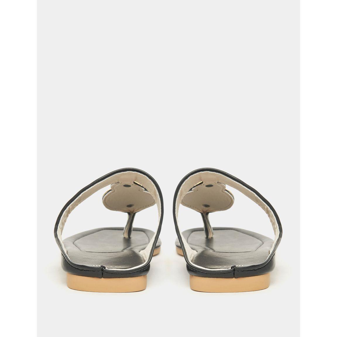 Styli Metal Trim Thong Flat Sandals-women-shoes-sandals-flats-image-5