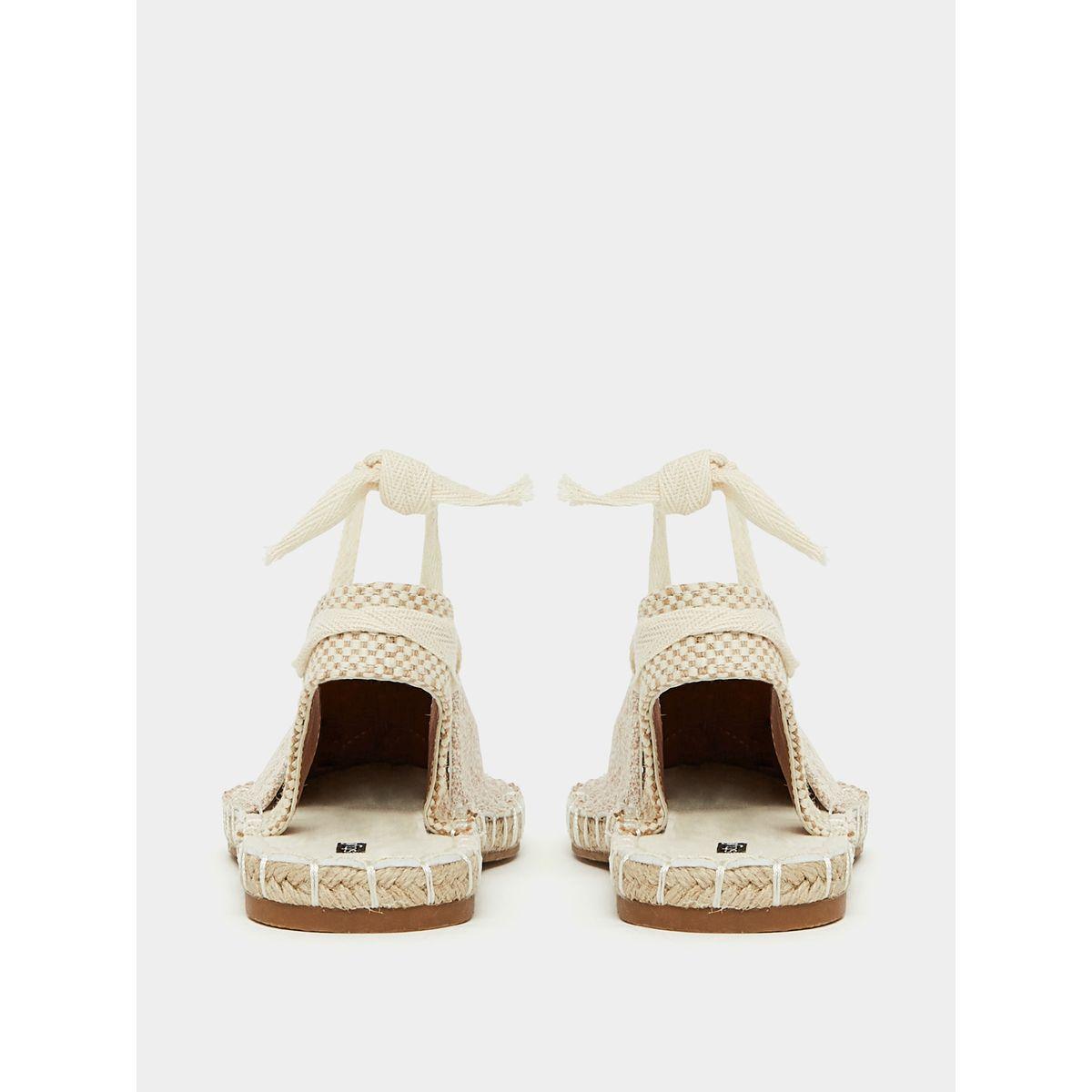 صندل سبادريل فلات بسير خلفي واربطة-women-shoes-sandals-flats-image-4