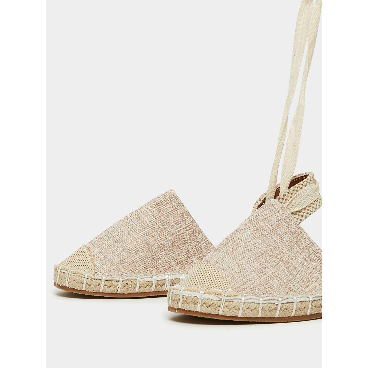 صندل سبادريل فلات بسير خلفي واربطة-women-shoes-sandals-flats-image-2