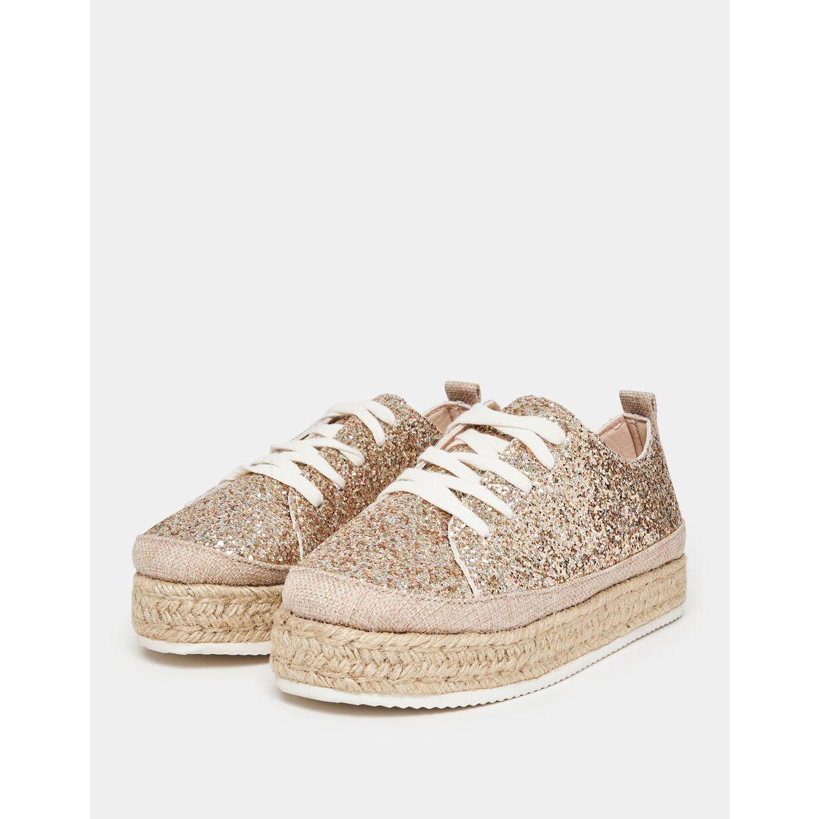 حذاء برباط غلق وتفاصيل براقة-women-shoes-loafersandmoccasins-image-2