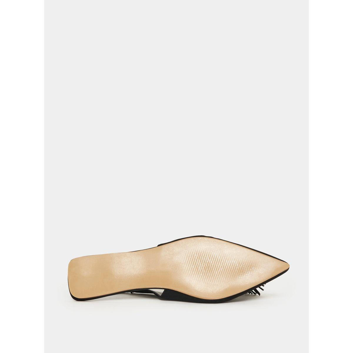 Styli Embellished Trim Slingback Flat Pumps-women-shoes-heels-image-8