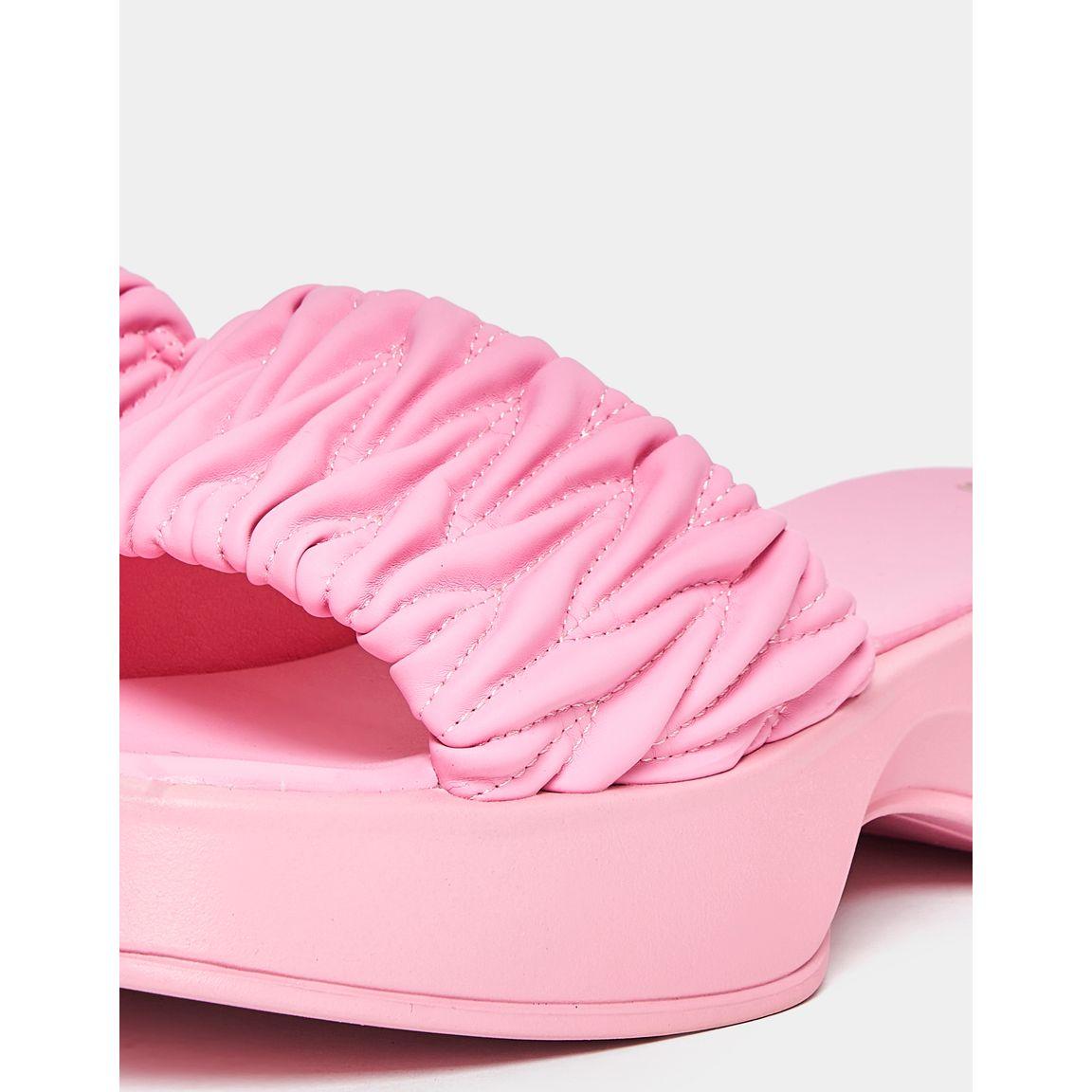 Styli Gathered Strap Platform Sandals-women-shoes-heels-image-5