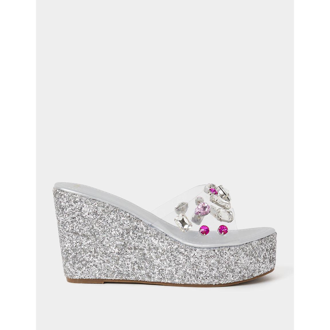 Styli Glitter Embellished Strap Platform Sandal-women-shoes-heels-image-1