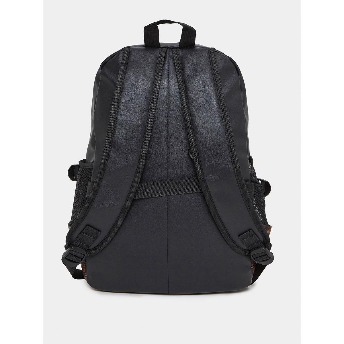 Styli Checked Print Backpack-men-bags-image-3