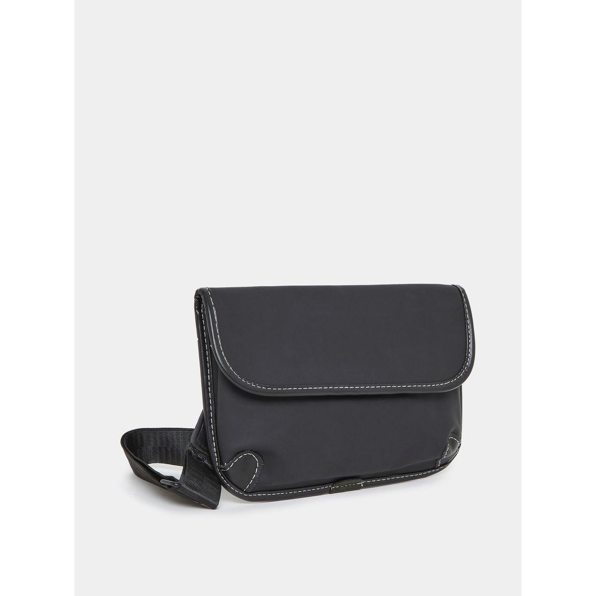 Styli Contrast Stitch Detail Cross Body Bag-men-bags-image-1