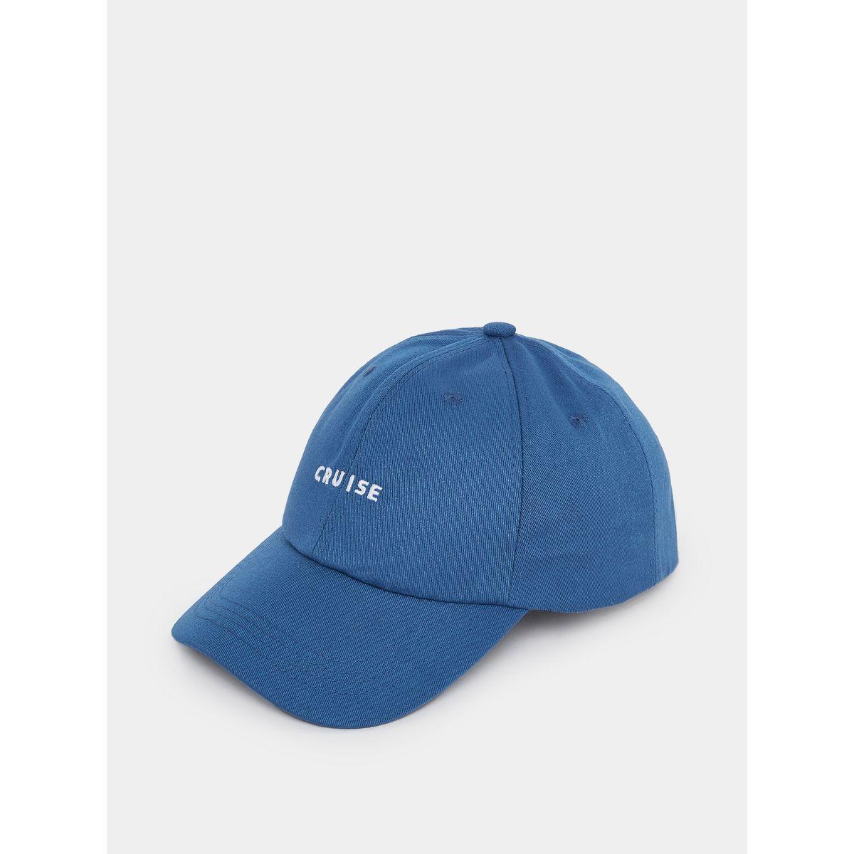 Styli Contrast Embroidery Detail Baseball Cap-men-caps-image-1