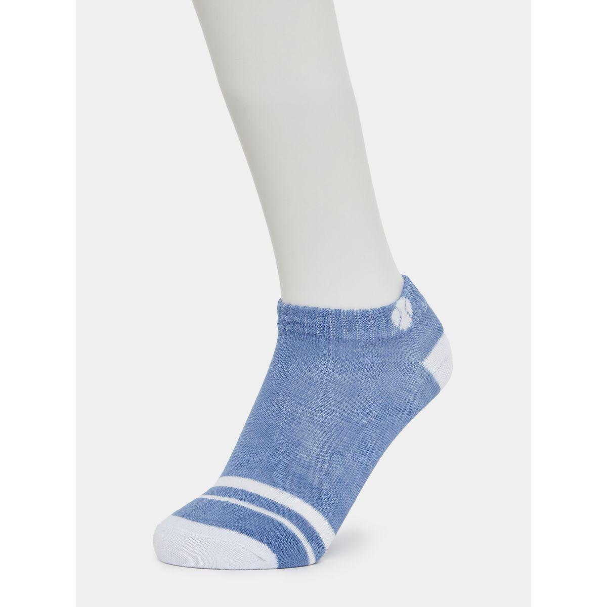 مجموعة من 5 جوارب كاحل بتفاصيل مخططة-men-socks-image-2