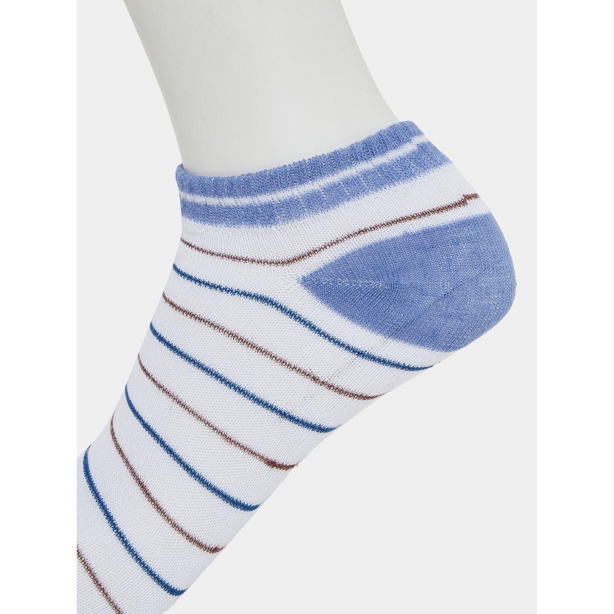 Styli Pack of 5 - Striped Ankle Socks-men-socks-image-5
