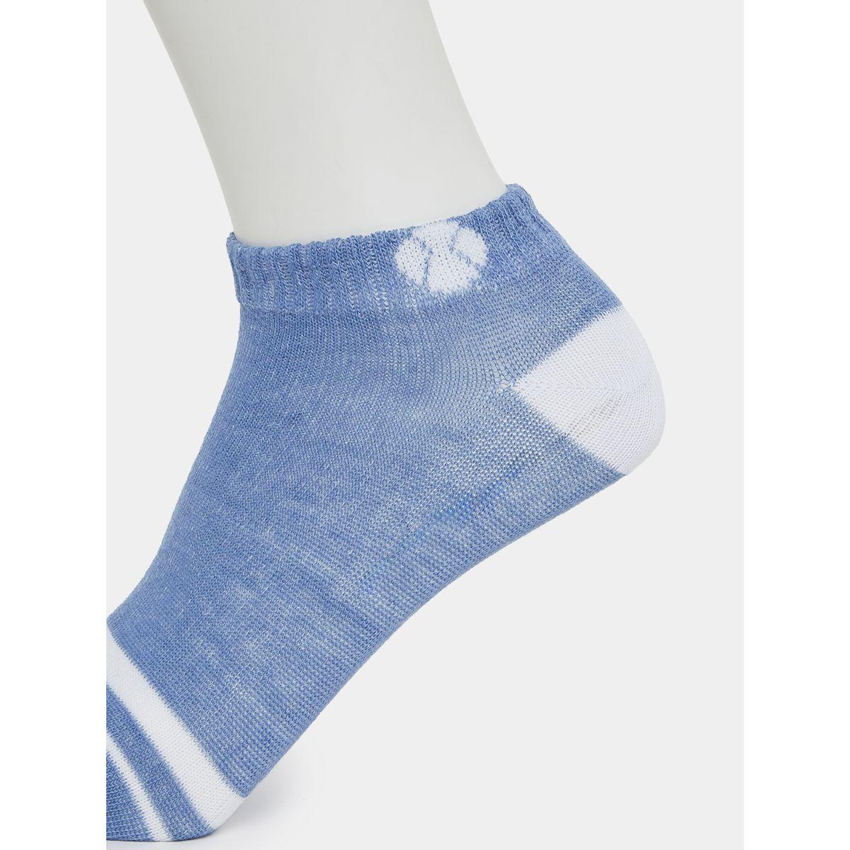 مجموعة من 5 جوارب كاحل بتفاصيل مخططة-men-socks-image-7
