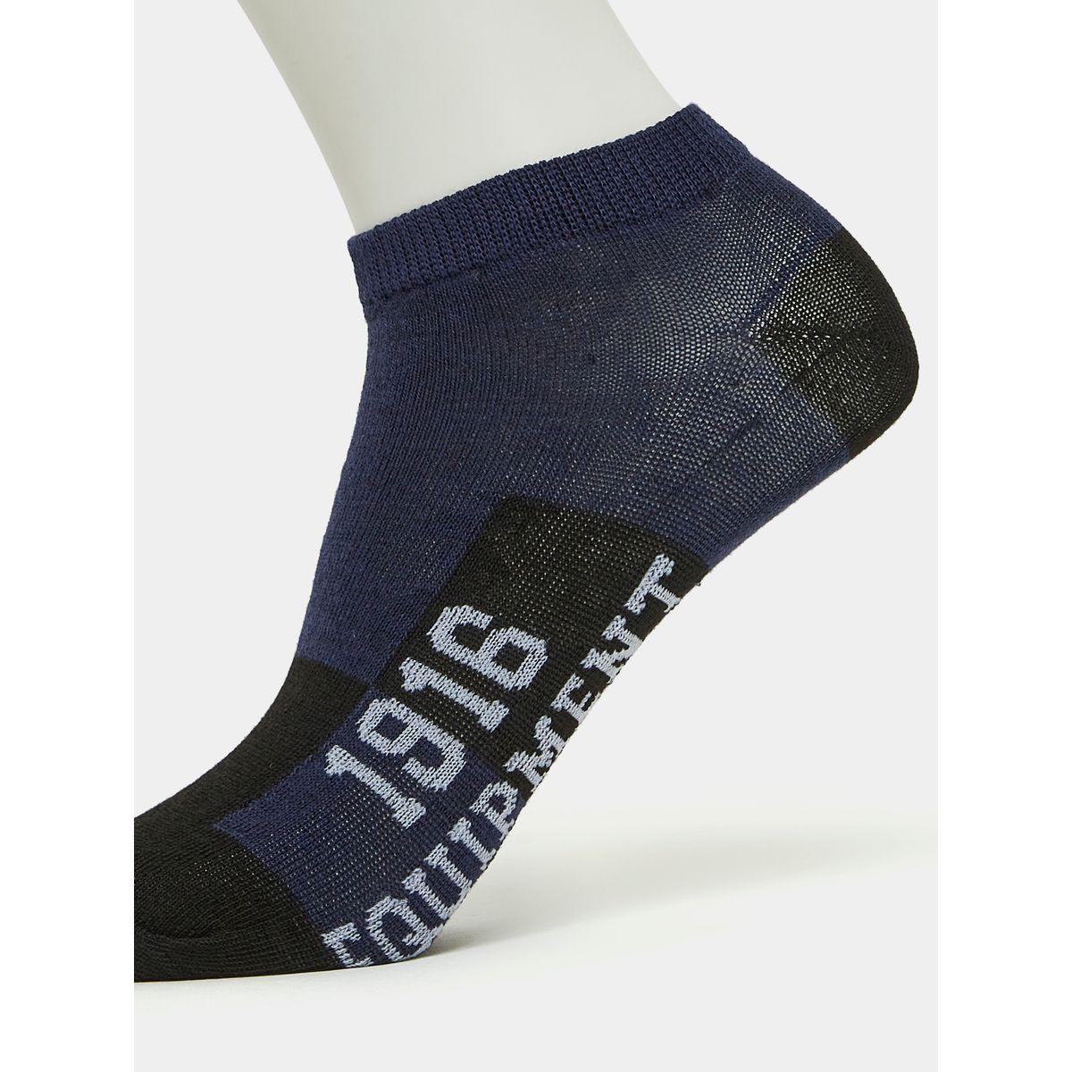 مجموعة من 5 جوارب مطبعة بكتابة-men-socks-image-5