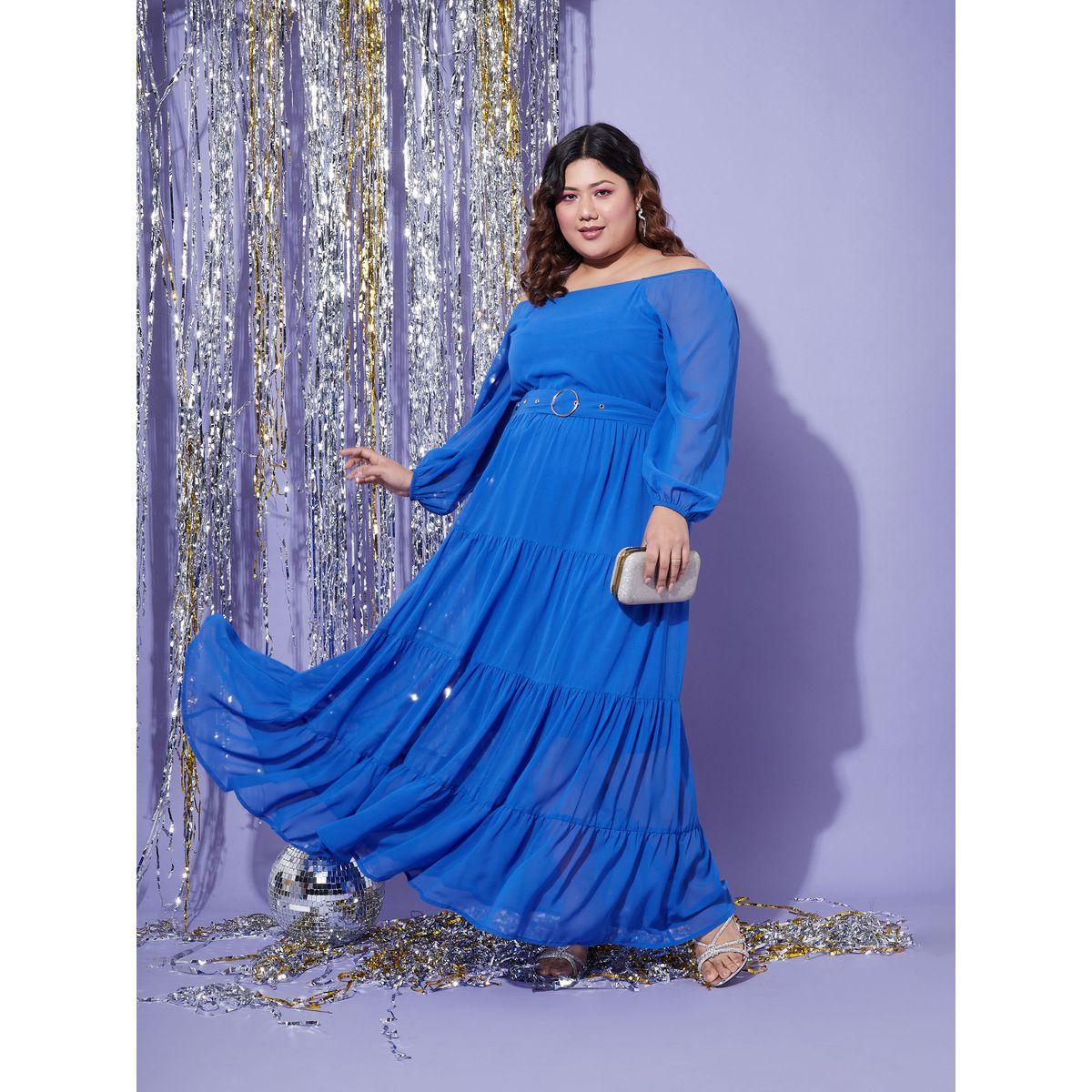 فستان طويل بياقة واسعة وحزام-women-clothing-dresses-image-4