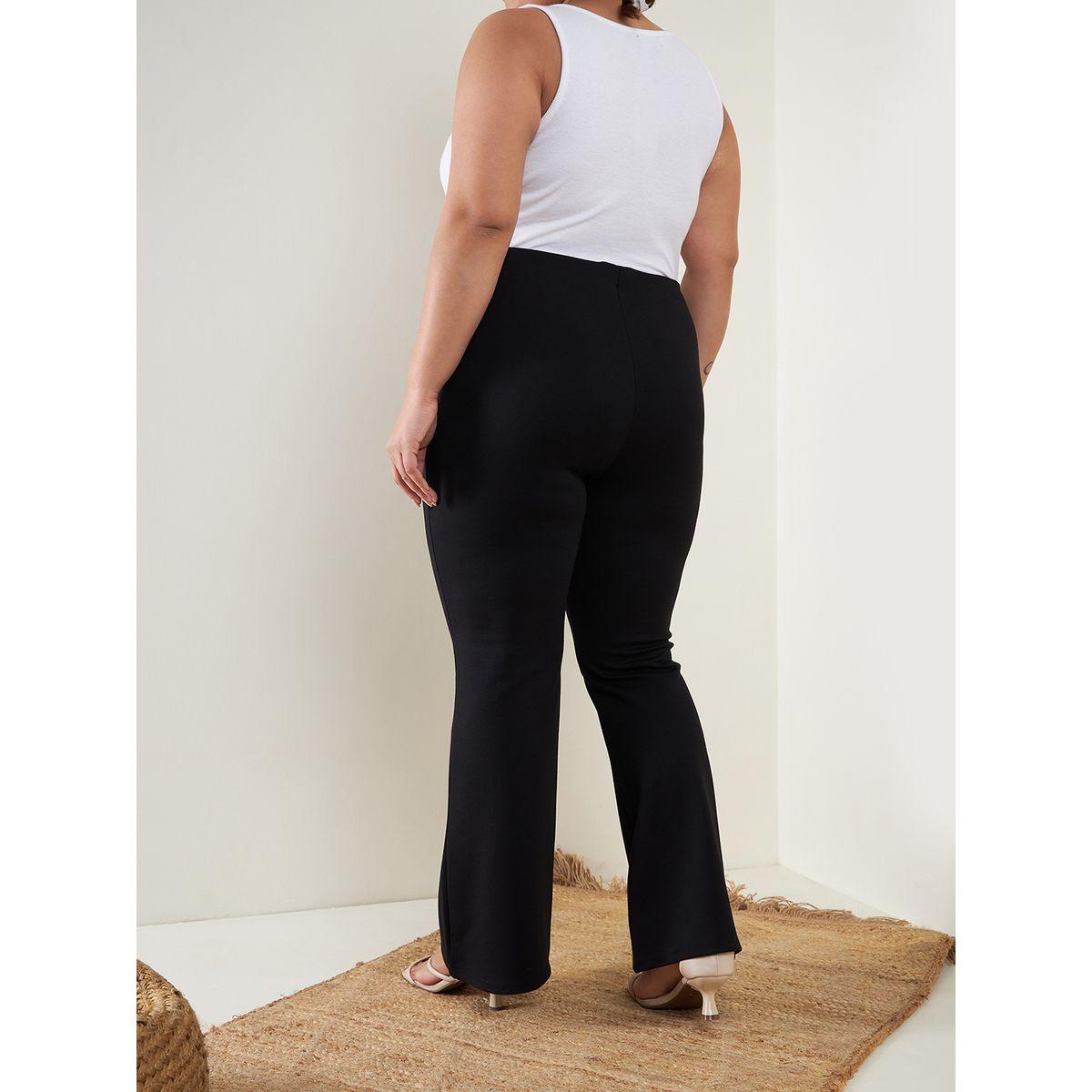 Plus Bell Bottom 4-Way Stretch Trouser-women-clothing-bottoms-trousers-image-6