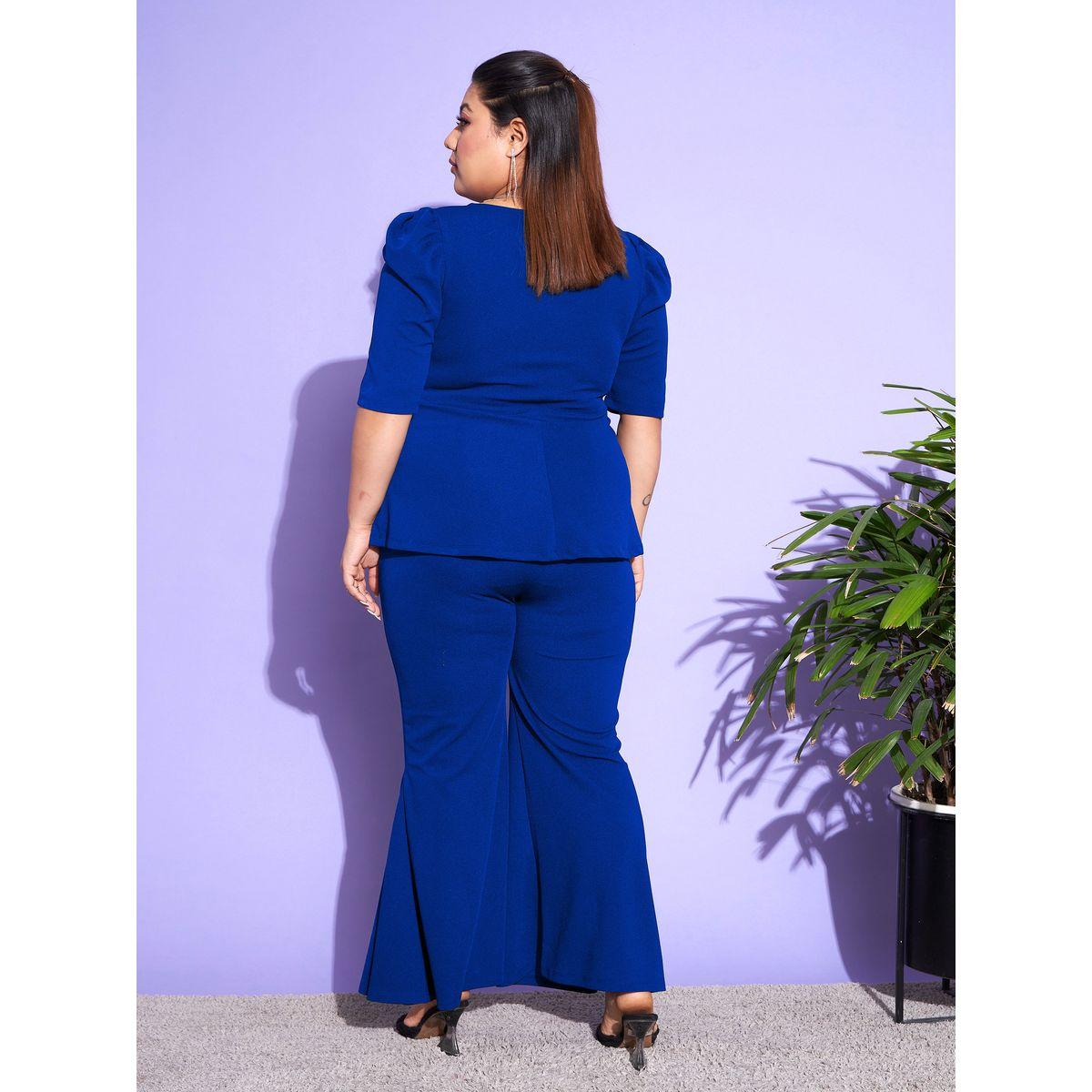 طقم منسق من ( بلوزة بيبلوم + بنطال ) ساسافراس × ستايلي-women-clothing-dresses-image-6