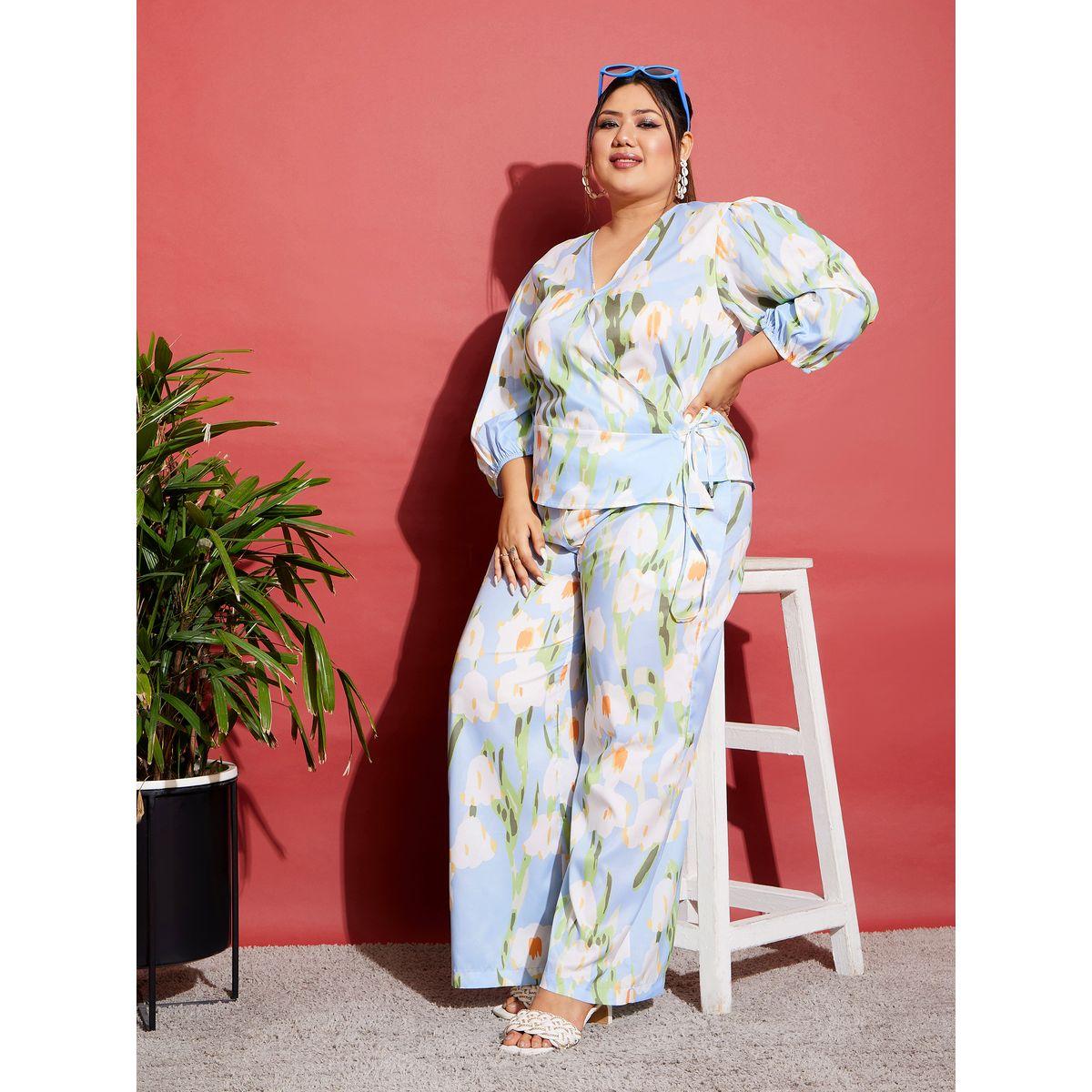 طقم منسق من ( بنطال + بلوزة ) ساسافراس × ستايلي-women-clothing-dresses-image-1