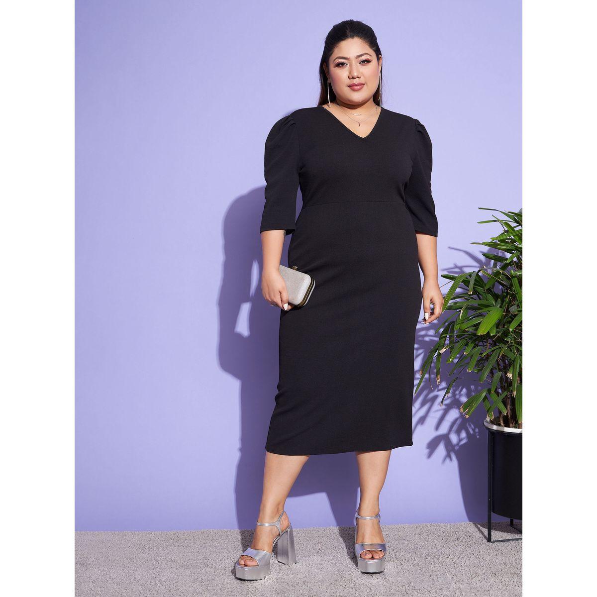 فستان ضيق بشق خلفي ساسافراس × ستايلي-women-clothing-dresses-image-1