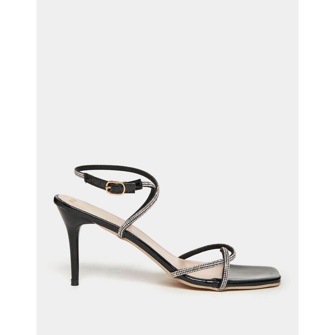Styli Embellished Stiletto Heeled Sandal-women-shoes-heels-image-1