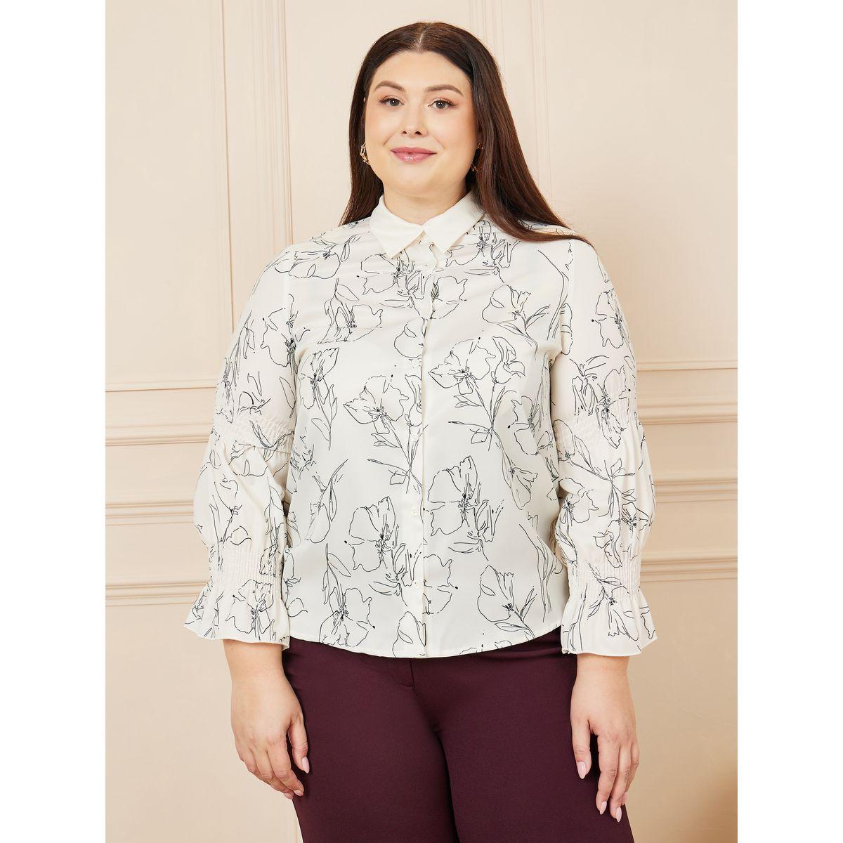 Styli Plus Floral Print Regular Fit Shirt-women-clothing-shirtsandblouses-shirts-image-2
