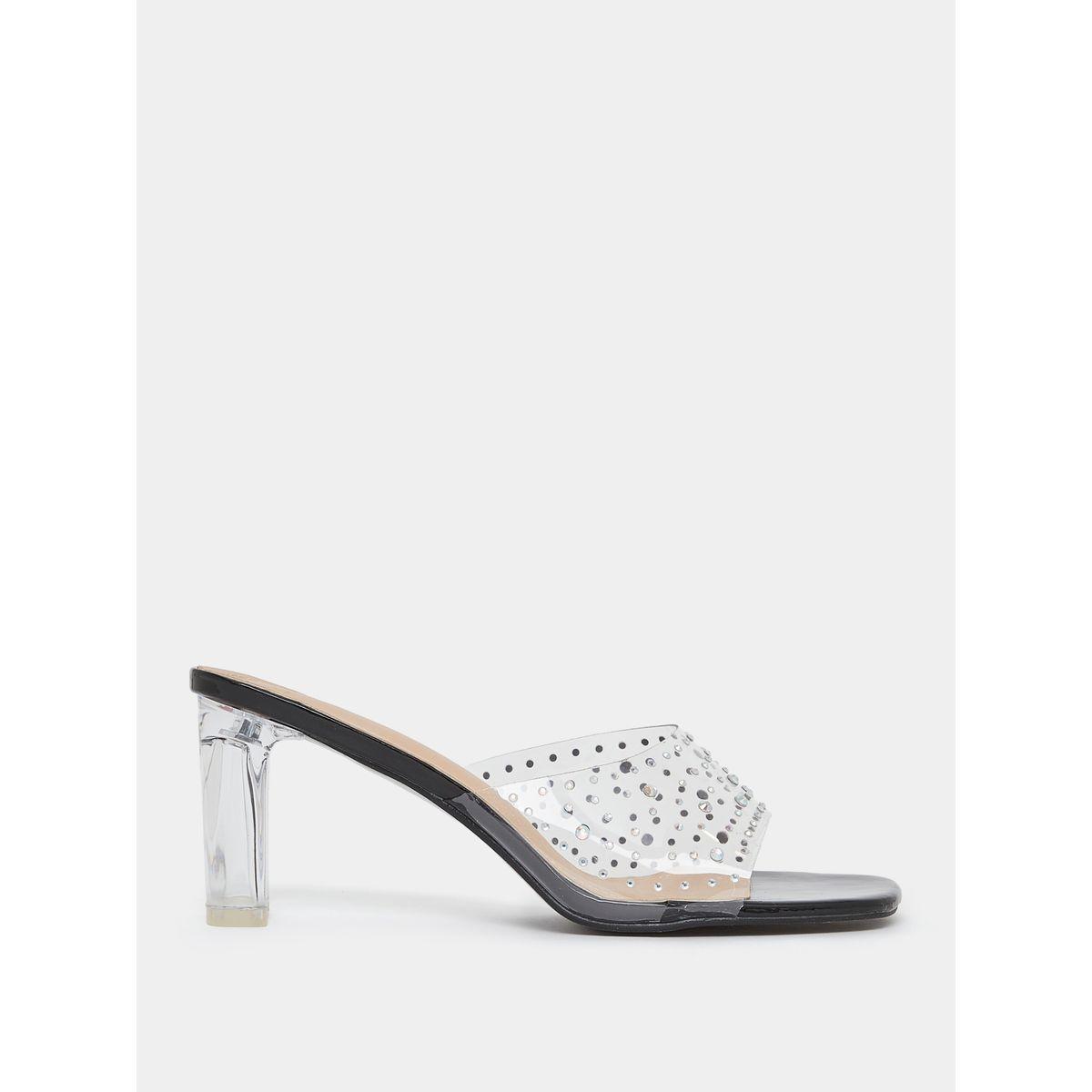 صندل بسيور شفافة مزينة بحجر الراين-women-shoes-heels-image-2