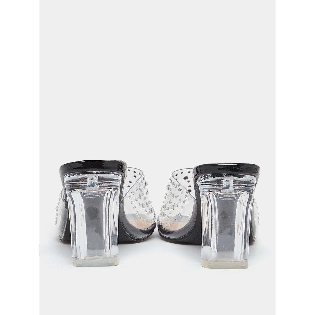 صندل بسيور شفافة مزينة بحجر الراين-women-shoes-heels-image-5
