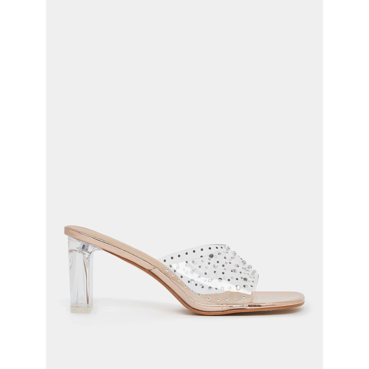 Styli Rhinestone Transparent Clear Strap Block Heel Sandal-women-shoes-heels-image-2