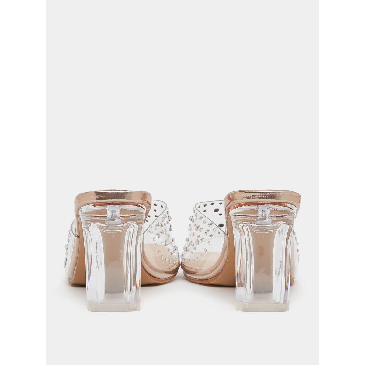 Styli Rhinestone Transparent Clear Strap Block Heel Sandal-women-shoes-heels-image-5
