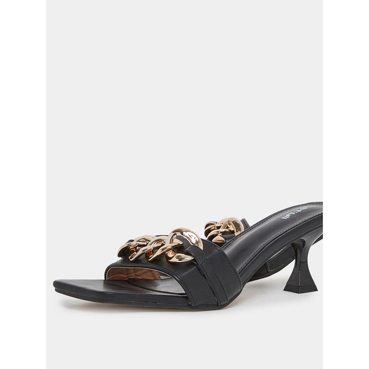 Styli Chunky Chain Accent Kitten Heel Sandal-women-shoes-heels-image-3