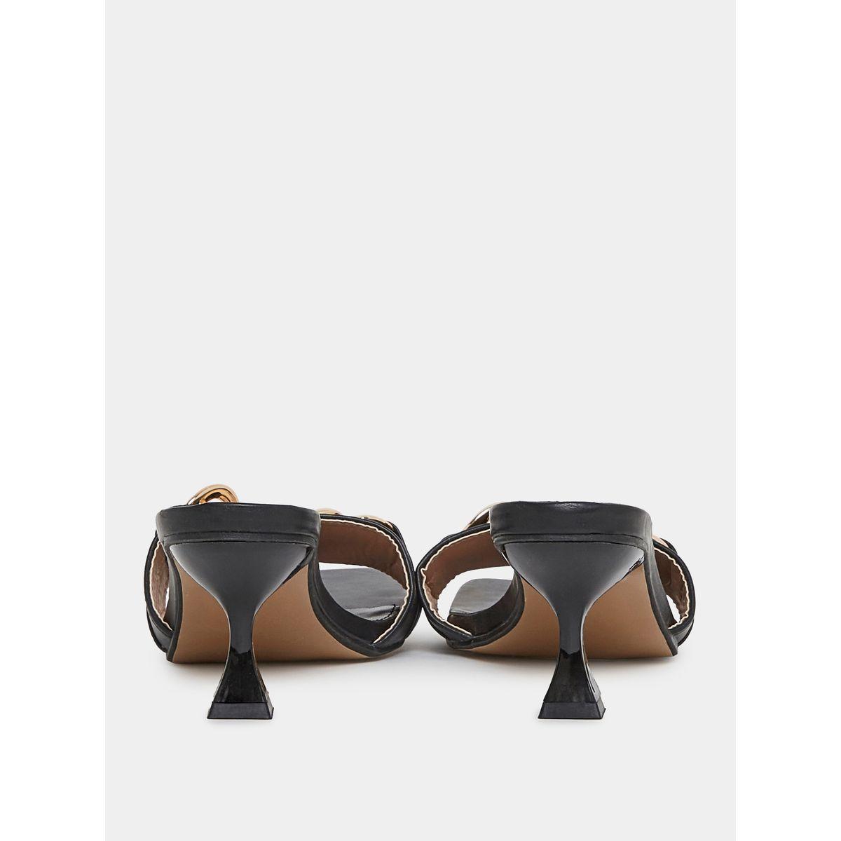 Styli Chunky Chain Accent Kitten Heel Sandal-women-shoes-heels-image-4