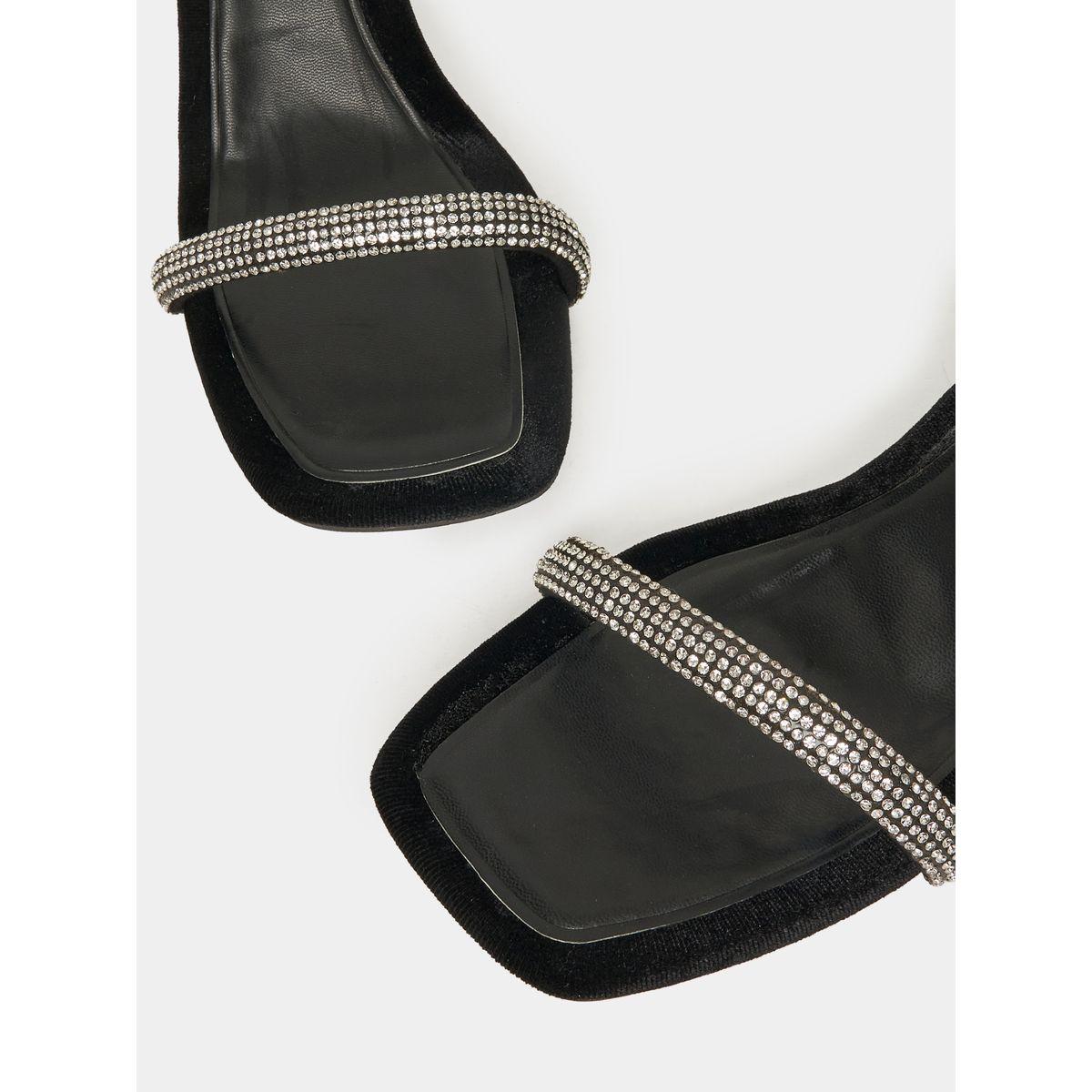 صندل منمق بحجر الراين مع كعب متوسط-women-shoes-heels-image-5
