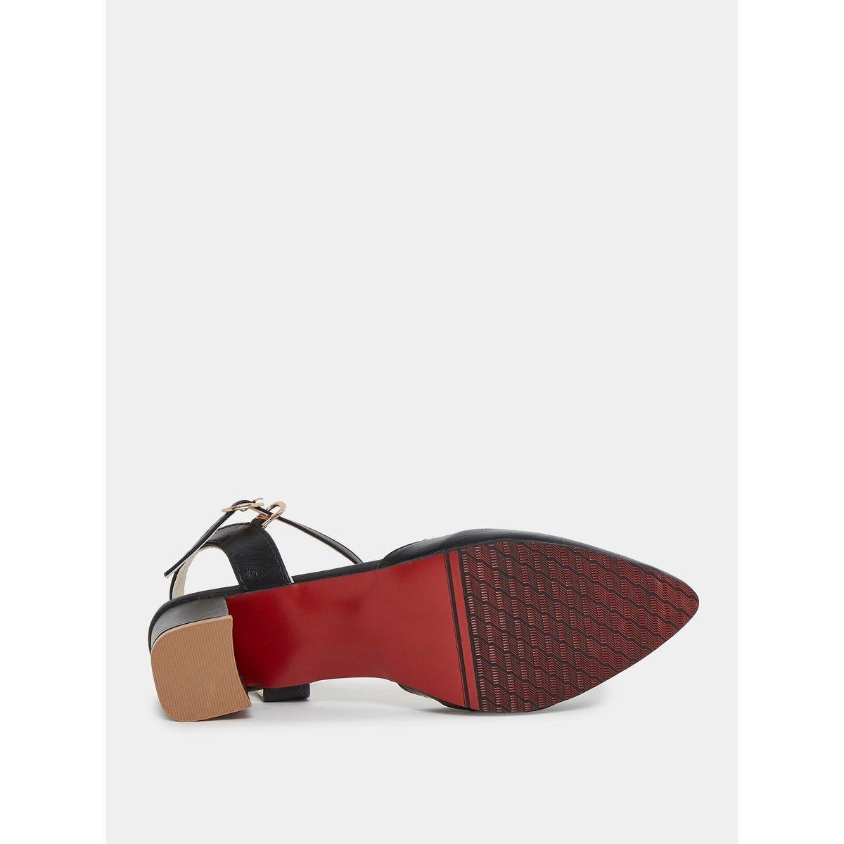 Styli Pointed Toe Block Heel Pump with Ankle Strap-women-shoes-heels-image-6