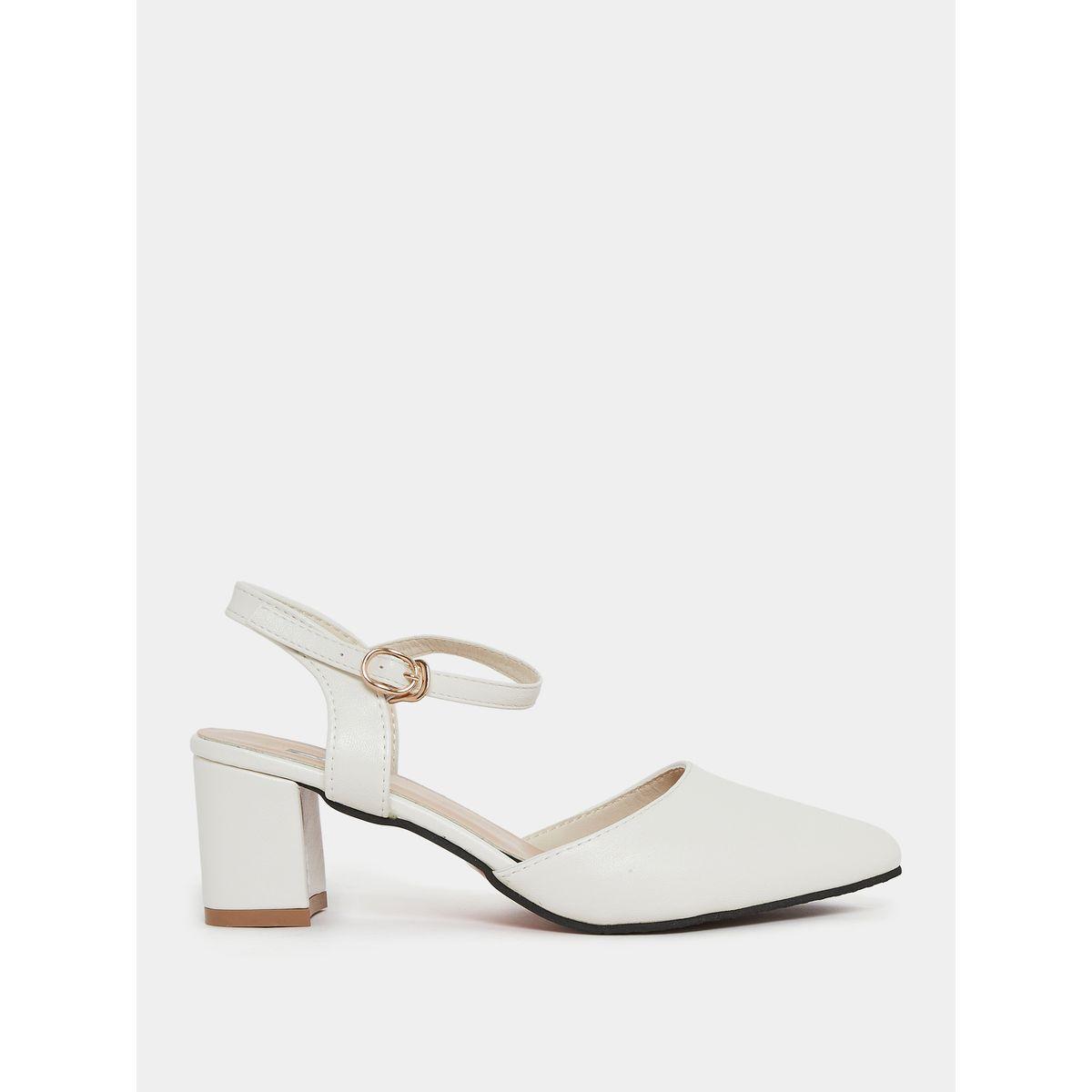 Styli Pointed Toe Block Heel Pump with Ankle Strap-women-shoes-heels-image-1