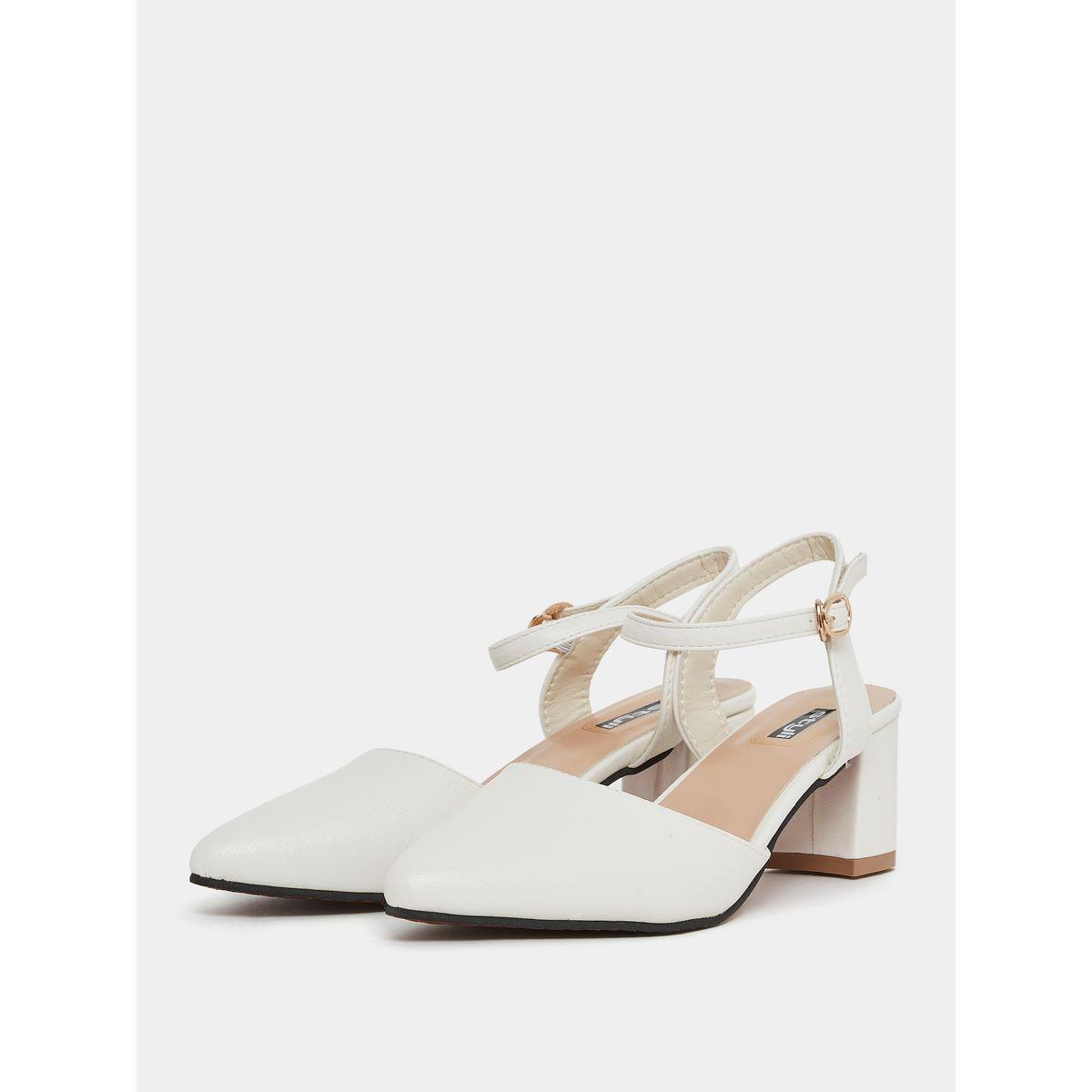 Styli Pointed Toe Block Heel Pump with Ankle Strap-women-shoes-heels-image-2