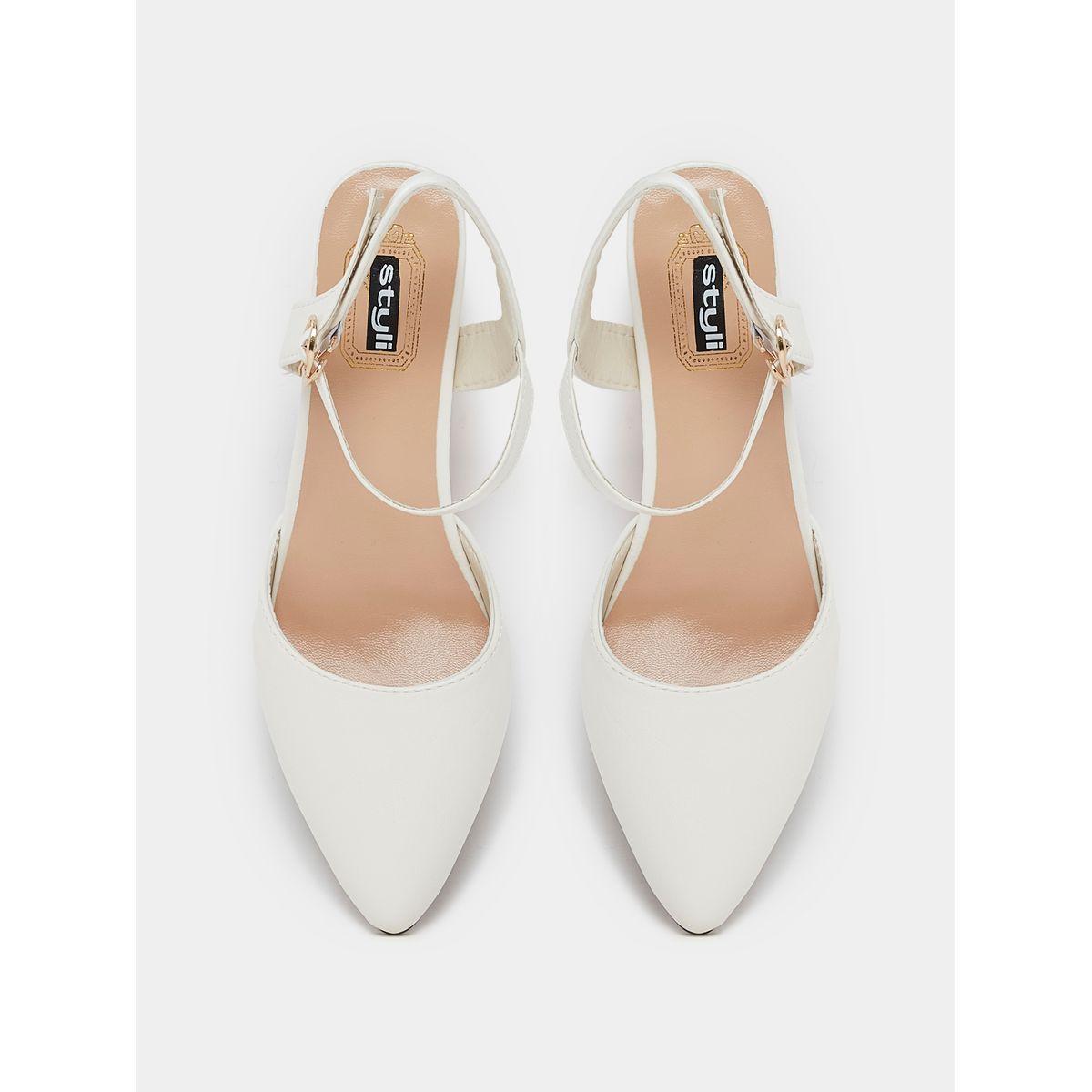 Styli Pointed Toe Block Heel Pump with Ankle Strap-women-shoes-heels-image-5